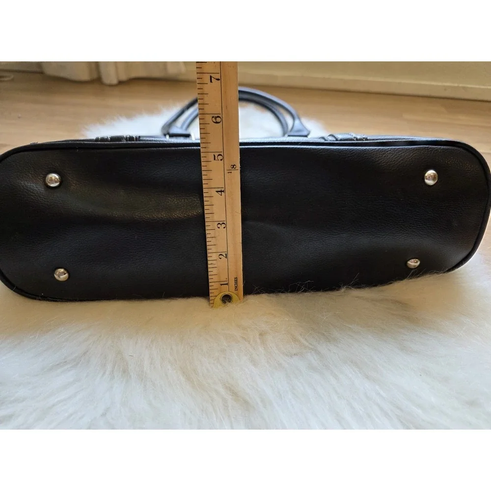 Franklin Covey Shoulder Bag Black Large Tote Professional Laptop Bag